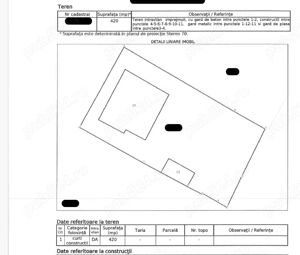  Teren 420 mp cu casă   front 15,4 m   Str. Saradei   100 m Piața 16 Februarie  - imagine 2