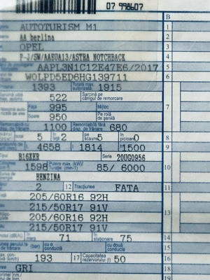 Opel Astra 2017  *32000Km* 1.6Benzina Euro 6 Clima Pilot - imagine 10