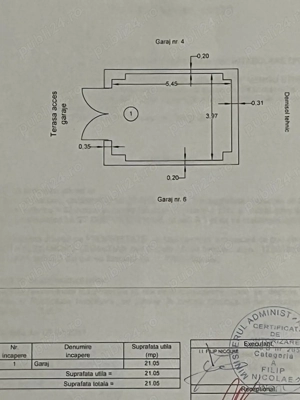 Apartament 1 cameră decomandat + garaj demisol   bloc tip vilă, Ojasca - imagine 7