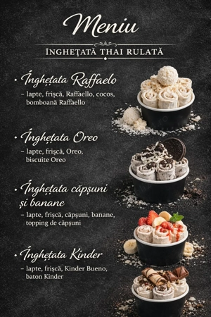 Stand inghetata thailandeza pentru evenimente 