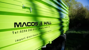 Remorci Agricole Profesionale MACOS & HALL   Gamă Completă 1t - 30t (Noi, Garanție) - imagine 19