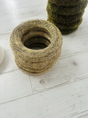 Set coronite muschi, paie, polistiren - imagine 4