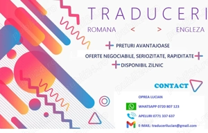 Traduceri Engleza Romana