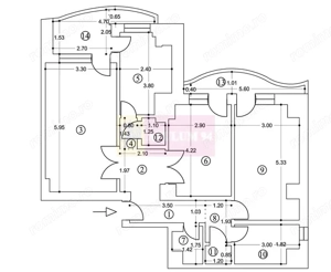 Vanzare apartament de 3 camere bd Unirii, vedere bulevard, 277.000e - imagine 8