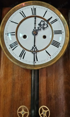 Ceas de perete cu pendul si 2 greutati Kienzle - imagine 5