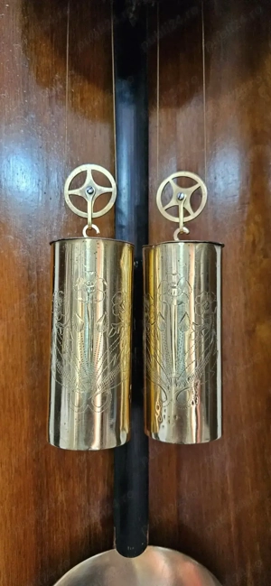 Ceas de perete cu pendul si 2 greutati Kienzle - imagine 4