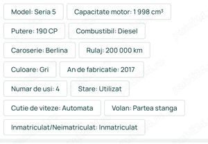 Vând BMW seria 5 g30  - imagine 6