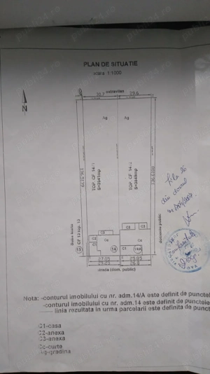 Casa la pret de teren 3950m2