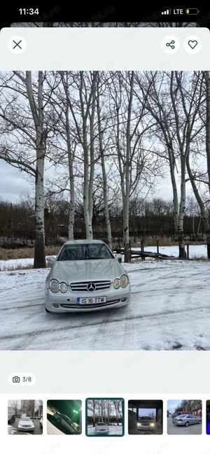 Vând Mercedes clk 2, 7 dizel 170 cp 1800& usor neg. automată  - imagine 5