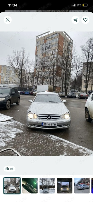 Vând Mercedes clk 2, 7 dizel 170 cp 1800& usor neg. automată  - imagine 4