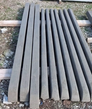 Spalieri pentru vie,Garduri din beton