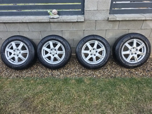 Set 4 jante aliaj 5x108 cu anvelope vara 195/65/15 - imagine 4