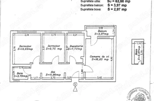 Tomis Nord apartament cu 3 camere