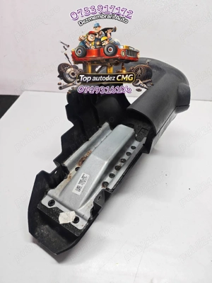 Carcasa volan Mini Cooper R56 00556 09502 capac coloana directie plastic manete - imagine 2