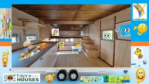 Tiny House-Casa De Vacanta -Casa Mobila-Mini Casa Pe Roti-Rulota-Office-Remote Work-Vand - imagine 2