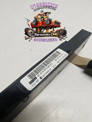 Panou butoane incalzire scaune Bmw Seria 1 3 E87 E81 E88 E90 E91 E92 E93 61 31 6970920 05 buton star - imagine 2