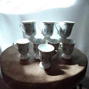 Căni de Colecție din Porțelan   Stemă Ecleziastică și Motto Latin