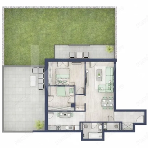 Apartament 3 camere, Parter, intabulare vara 2026