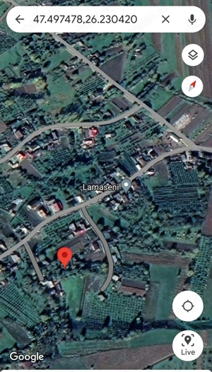 vânzare teren casa livada  sat Lamaseni , Radaseni , Suceava