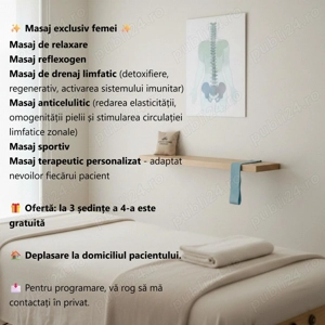 Masaj terapeutic si relaxare Sector 4 Bucuresti, exclusiv pentru femei