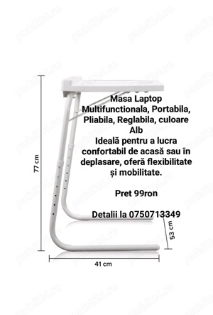 Masa laptop multifunctionala
