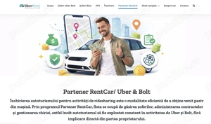 Închiriază mașina ta pentru Uber   Bolt   venit lunar pentru proprietari auto