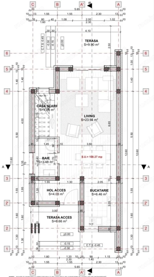 Casa individuala 4 camere -  Proiect arhitectural distinct - Giroc - imagine 10