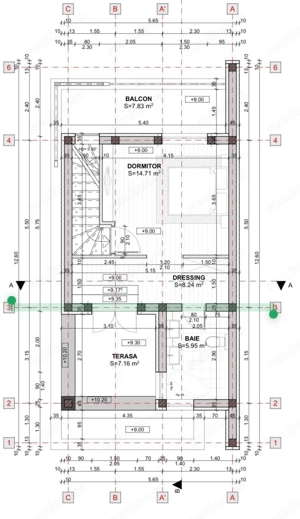 Casa individuala 4 camere -  Proiect arhitectural distinct - Giroc - imagine 12