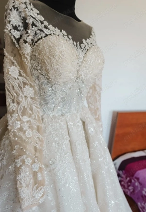 Rochie mireasă, model unicat - imagine 3