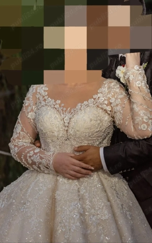 Rochie mireasă, model unicat - imagine 2