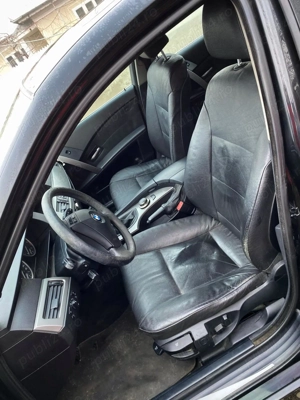 Vând BMW E60, berlină, culoare negru - imagine 6
