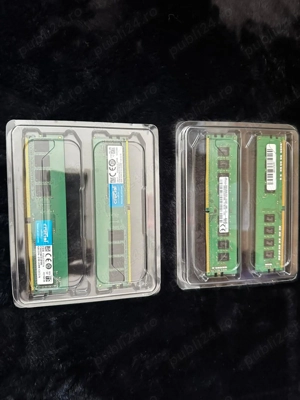 Memorii RAM DDR4 Crucial   Kingston 8GB și 4GB 2133MHz - Desktop