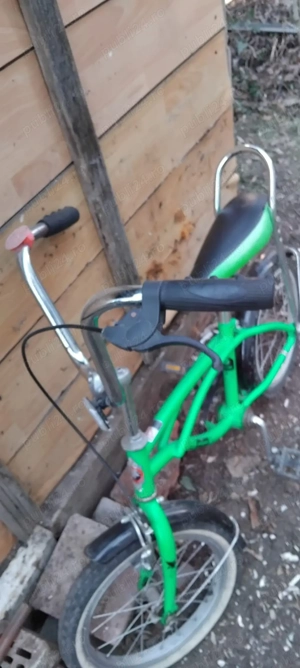 Bicicletă Pegas Mezin (16 inch) - Verde Neon