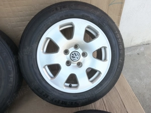 Roti 195/65 R15 Vw Golf Jetta Passat Skoda Octavia Audia A3 A4 - imagine 3