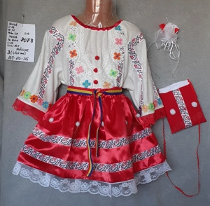 Costum popular pentru copii marimea 3 (4-5-6 ani) 235 lei - imagine 4