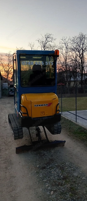 Miniexcavator Yanmar B18 EX  - imagine 4