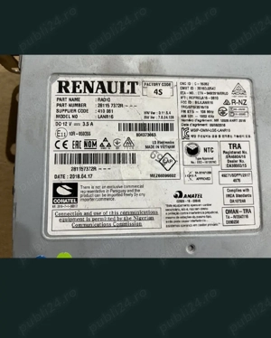 Unității multimedia Renault R-Link 2 și porturi USB originale - imagine 5