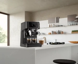 Espressor manual DE LONGHI Stilosa EC 235.BK, 1l, 1100W, 15 bari Negru