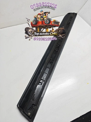 Bandou usa stanga spate Audi A4 B7 gri LY7W ornament inferior usa - imagine 3