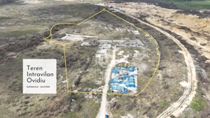 Teren intravilan 59.072 mp – zonă industrială Ovidiu,