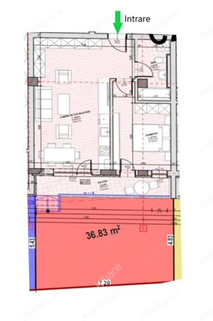 Apartament la cheie cu 2 camere gradina si parcare zona Brana Selimbar - imagine 5