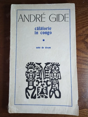 6. Carte, Călătorie în Congo-Note de drum, Andre Gide