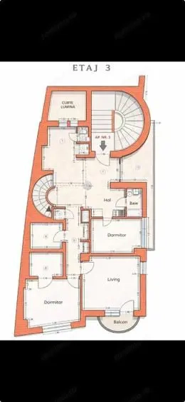 Apartament de 3 camere, Piata Romana, bloc nou boutique, 2 balcoane - imagine 9