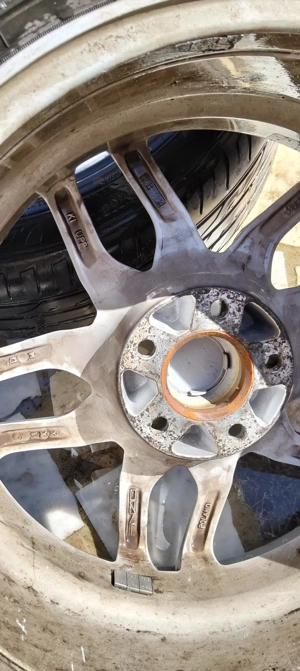 Jante aliaj anvelope vara 215 50 R17 Hyundai i30 i40 Elantra Tucson - imagine 8