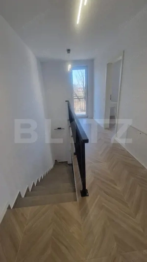 Duplex nou, 3 camere, bucatarie, 2 bai, teren 200 mp, Brasov-Stupini - imagine 3