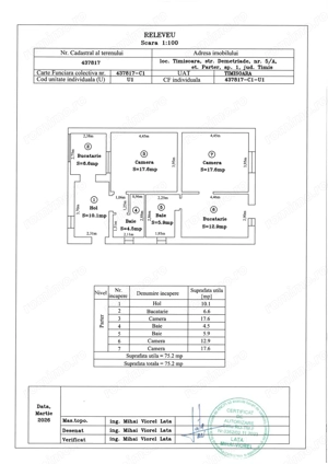 APARTAMENT CU 3 CAMERE LA CASA ,ZONA DEMETRIADE-LIPOVEI - imagine 8