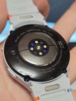 Ceas Smartwatch Samsung Galaxy Watch7 44mm BT Silver - imagine 2