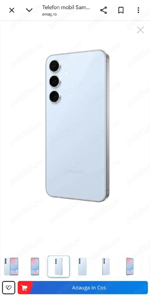 Telefon mobil Samsung Galaxy A15, Dual SIM, 8GB RAM, 256GB, 4G, Albastru