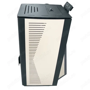 Semineu pe peleti Sophia Ivory 11 kW, WI-FI - imagine 2