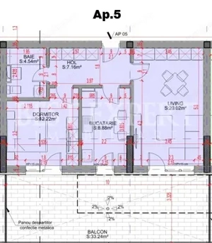2 Camere Direct Dezvoltator cu Terasa Spatioasa